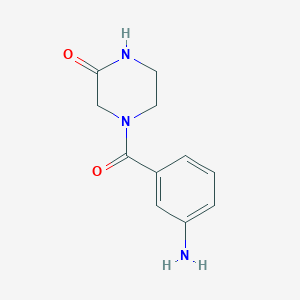 molecular formula C11H13N3O2 B3038884 4-(3-氨基苯甲酰)哌嗪-2-酮 CAS No. 926215-20-5