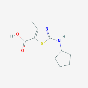 2-(cyclopentylamino)-4-methyl-1,3-thiazole-5-carboxylic Acid
