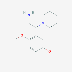 2-(2,5-Dimethoxy-phenyl)-2-piperidin-1-YL-ethylamine