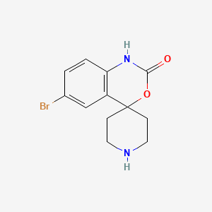 molecular formula C12H13BrN2O2 B3038906 6-Bromospiro[benzo[D][1,3]oxazine-4,4'-piperidin]-2(1H)-one CAS No. 92926-60-8