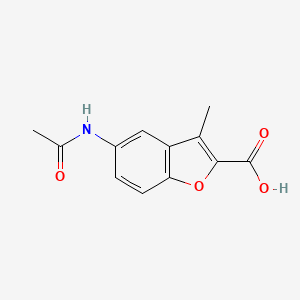 5-(Acetylamino)-3-methyl-1-benzofuran-2-carboxylic acid