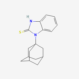 molecular formula C17H20N2S B3038919 1-(1-adamantyl)-1H-benzimidazole-2-thiol CAS No. 931586-46-8