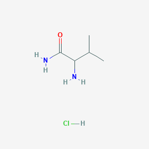 molecular formula C5H13ClN2O B3038920 2-氨基-3-甲基丁酰胺盐酸盐 CAS No. 93169-29-0
