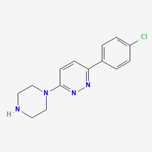 3-(4-Chlorophenyl)-6-piperazin-1-ylpyridazine