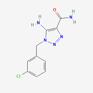 5-amino-1-(3-chlorobenzyl)-1H-1,2,3-triazole-4-carboxamide