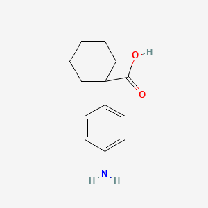 molecular formula C13H17NO2 B3038933 1-(4-Amino-phenyl)-cyclohexanecarboxylic acid CAS No. 93431-05-1