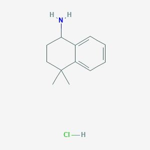 4,4-Dimethyl-1,2,3,4-tetrahydronaphthalen-1-amine hydrochloride