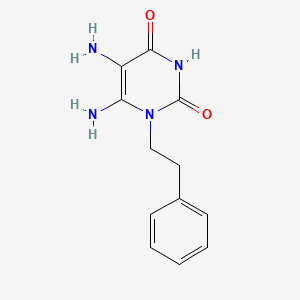 molecular formula C12H14N4O2 B3038944 5,6-Diamino-1-(2-phenylethyl)pyrimidine-2,4(1H,3H)-dione CAS No. 937600-08-3