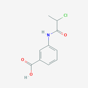 3-[(2-Chloropropanoyl)amino]benzoic acid