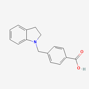 4-(2,3-dihydro-1H-indol-1-ylmethyl)benzoic acid