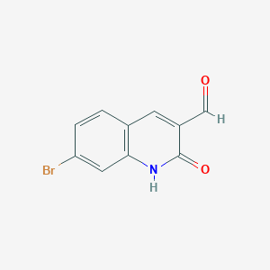 7-Bromo-2-oxo-1,2-dihydroquinoline-3-carbaldehyde