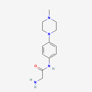 2-amino-N-[4-(4-methylpiperazin-1-yl)phenyl]acetamide