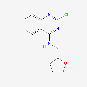 molecular formula C13H14ClN3O B3038967 2-chloro-N-(oxolan-2-ylmethyl)quinazolin-4-amine CAS No. 938524-53-9