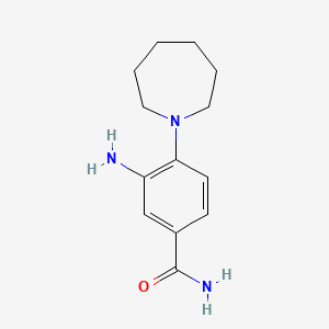 3-Amino-4-(azepan-1-yl)benzamide