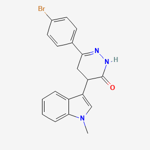 6-(4-bromophenyl)-4-(1-methyl-1H-indol-3-yl)-4,5-dihydro-3(2H)-pyridazinone