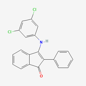 3-(3,5-dichloroanilino)-2-phenyl-1H-inden-1-one