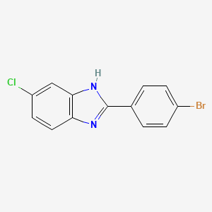 2-(4-Bromophenyl)-5-chloro-1H-benzimidazole