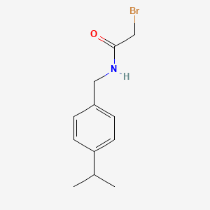 molecular formula C12H16BrNO B3039007 2-溴-N-(4-异丙苯甲基)乙酰胺 CAS No. 947240-35-9