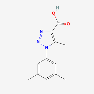 molecular formula C12H13N3O2 B3039014 1-(3,5-二甲苯基)-5-甲基-1H-1,2,3-三唑-4-羧酸 CAS No. 950259-04-8
