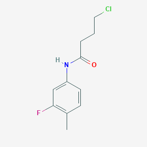 4-Chloro-N-(3-fluoro-4-methylphenyl)butanamide