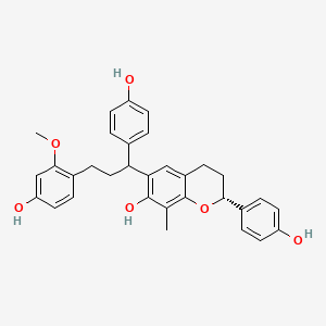 (2R)-8-methylsocotrin-4'-ol