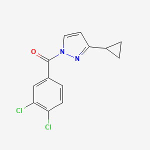 (3-cyclopropyl-1H-pyrazol-1-yl)(3,4-dichlorophenyl)methanone