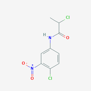 2-chloro-N-(4-chloro-3-nitrophenyl)propanamide