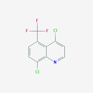 molecular formula C10H4Cl2F3N B3039096 4,8-二氯-5-三氟甲基喹啉 CAS No. 959071-80-8
