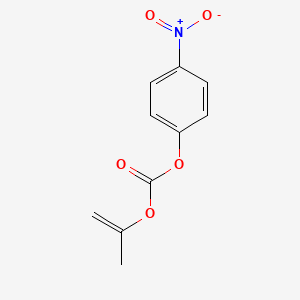 molecular formula C10H9NO5 B3039107 Carbonic acid, 1-methylethenyl 4-nitrophenyl ester CAS No. 96916-42-6