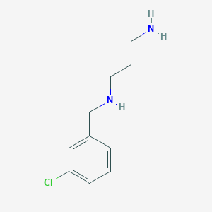 molecular formula C10H15ClN2 B3039110 N-(3-氯苄基)丙烷-1,3-二胺 CAS No. 97145-99-8