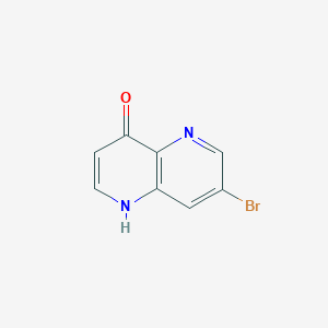 molecular formula C8H5BrN2O B3039111 7-Bromo-1,5-naphthyridin-4-ol CAS No. 97267-60-2