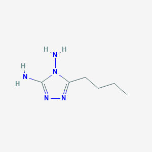 5-butyl-4H-1,2,4-triazole-3,4-diamine