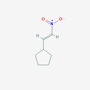 molecular formula C7H11NO2 B3039121 (2-Nitrovinyl)cyclopentane CAS No. 98431-67-5