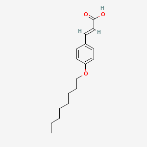 molecular formula C17H24O3 B3039129 4-(辛氧基)肉桂酸 CAS No. 99196-58-4