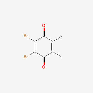 molecular formula C8H6Br2O2 B3039142 2,3-二溴-5,6-二甲基-1,4-苯醌 CAS No. 38969-08-3