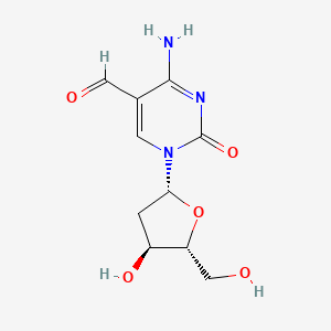 molecular formula C10H13N3O5 B3039150 Cytidine, 2'-deoxy-5-formyl- CAS No. 137017-45-9