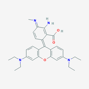molecular formula C29H34N4O3 B3039162 二氨基若丹明-M CAS No. 261351-44-4