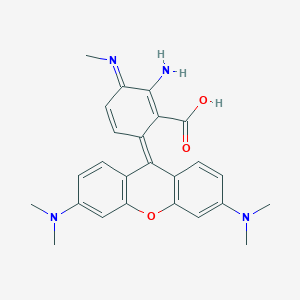 molecular formula C25H26N4O3 B3039165 二氨基若丹明-4M CAS No. 339527-79-6
