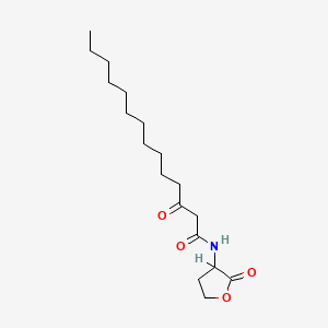 3-oxo-N-(2-oxooxolan-3-yl)tetradecanamide