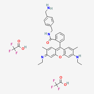 N-[4-(Aminomethyl)benzyl]rhodamine 6G-amide bis(trifluoroacetate)