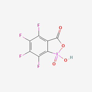 molecular formula C7HF4IO4 B3039186 1,2-Benziodoxole-3(1H)-one, 4,5,6,7-tetrafluoro-1-hydroxy-, 1-oxide CAS No. 954373-95-6