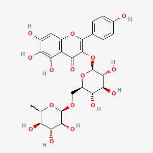 molecular formula C27H30O16 B3039194 5,6,7,4'-tetrahydroxyflavonol-3-O-rutinoside CAS No. 205527-00-0