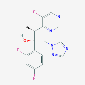 molecular formula C16H14F3N5O B030392 ent-伏立康唑 CAS No. 137234-63-0