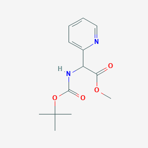 Methyl 2-(Boc-amino)-2-(2-pyridyl)acetate