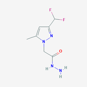 2-(3-(Difluoromethyl)-5-methyl-1H-pyrazol-1-yl)acetohydrazide