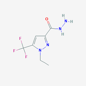 1-ethyl-5-(trifluoromethyl)-1H-pyrazole-3-carbohydrazide