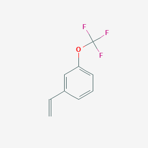 molecular formula C9H7F3O B3039247 m-三氟甲氧基苯乙烯 CAS No. 1001908-31-1