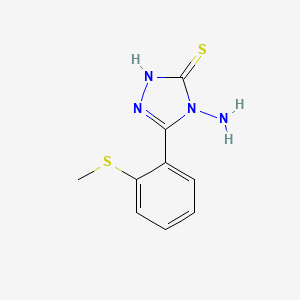 4-Amino-5-(2-methylsulfanyl-phenyl)-4H-[1,2,4]triazole-3-thiol