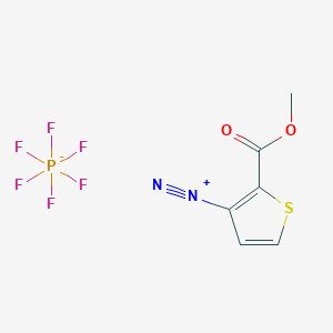 2-Methoxycarbonylthiophene-3-diazonium hexafluorophosphate