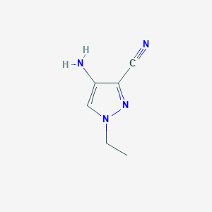 4-amino-1-ethyl-1H-pyrazole-3-carbonitrile